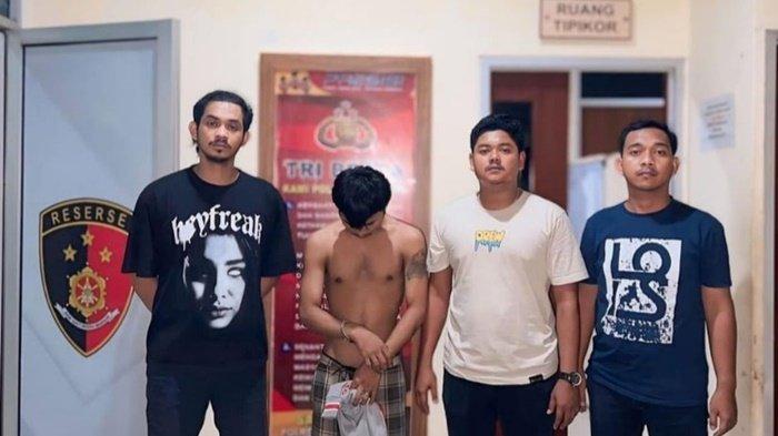 Curi Peralatan Tambang Timah, Pemuda Asal Petaling Banjar Ditangkap Tim Naga Polresta Pangkalpinang - 20240509-Tersangka-Yusup-18-saat-diamankan-tim-buser-Naga-2.jpg