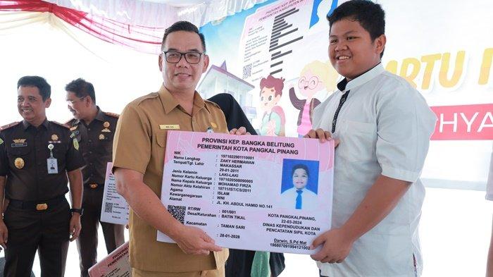 54.229 Anak di Pangkalpinang Sudah Kantongi KIA, Darwin: Penerbitan Sudah Melebihi Target Nasional