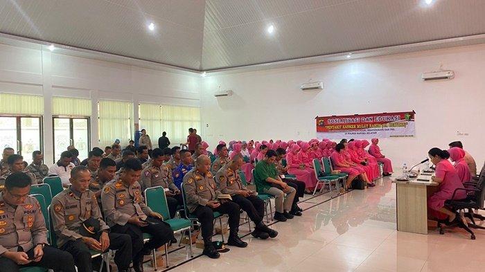 Bid Dokes Polda Babel Edukasi Kesehatan ke Polwan dan ASN Polres Bangka Selatan