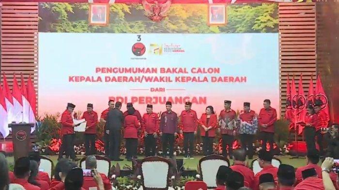 Tak Ada Anies dan Ahok, PDIP Umumkan 6 Cagub-Cawagub Pilkada 2024, Megawati: Mesti Pakai Merah Hitam