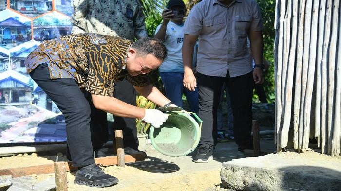 Groundbreaking RLH di Desa Penyamun, Pemkab Bangka dan Kementerian PUPR Sinergi Entaskan Kemiskinan