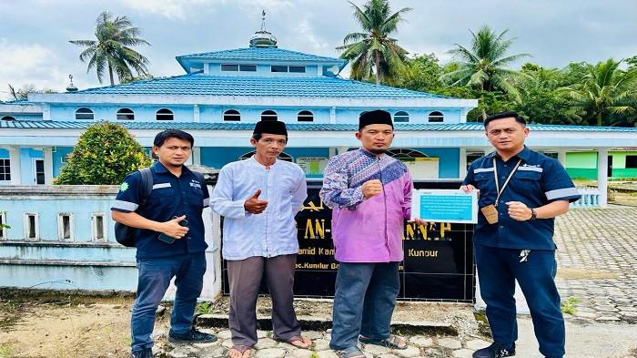 PT Timah Tbk Salurkan Bantuan untuk Pembangunan Masjid Nurul Janah di Desa Kundur