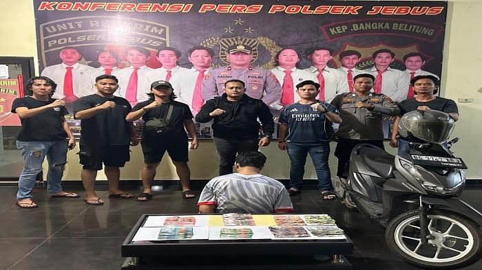 Jutaan Uang Palsu Beredar di Jebus Bangka Barat, Polres Ringkus Pemuda Ini Jadi Dalangnya