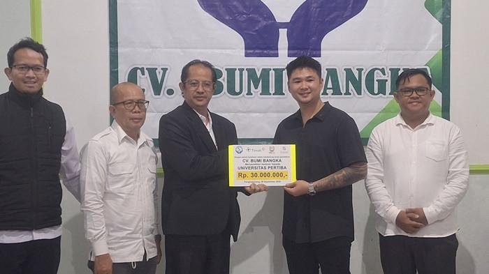 CV Buba Salurkan Bantuan CSR untuk Universitas Pertiba Pangkalpinang