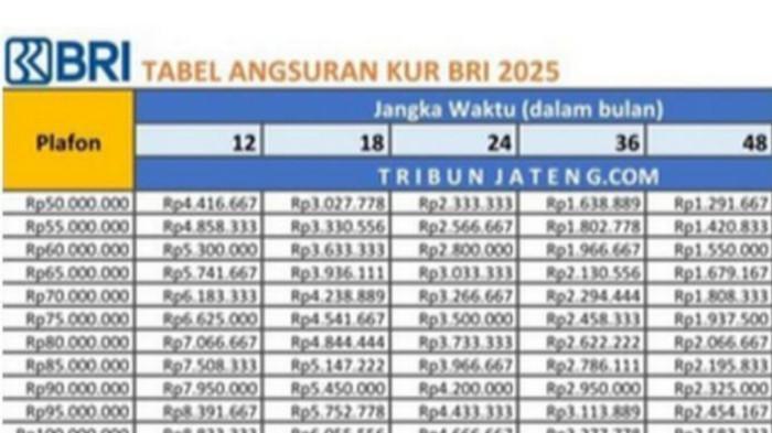 Cara Mudah Ajukan Pinjaman KUR BRI 2025, Pinjam Rp1 Juta hingga Rp100 Juta