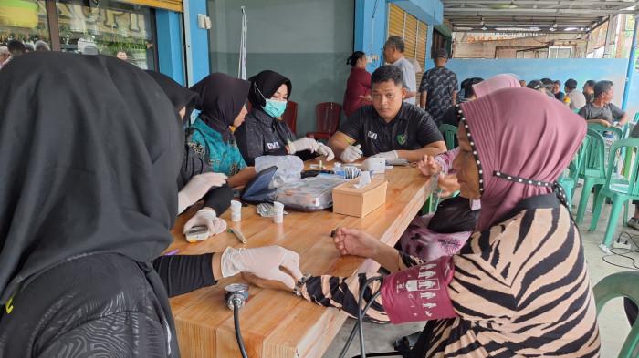 Masyarakat Sambut Baik Sarapan dan Pengecekkan Kesehatan Gratis Polresta Pangkalpinang