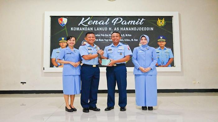 Letkol Pnb Yogi Indra Prabhowo Resmi Jabat Danlanud H AS Hanandjoeddin Gantikan Letkol Pnb Zen M