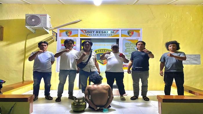 Residivis Curi Perhiasan dan Tabung Gas di Mentok, Nekat Karena Judi Online