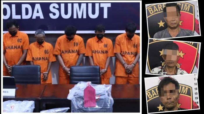 Tampang dan Peran 5 Pembunuh Mahasiswa Arjuna di Sibolga, Ada yang Lempar Kelapa ke Kepala Korban