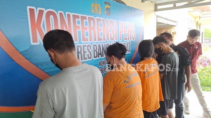 Satresnarkoba Polres Bangka Barat Tangkap Empat Pengedar, Sita 100 Gram Sabu dalam 10 Hari