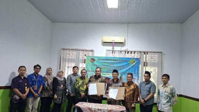 Kemenag Bangka Tengah Jalin Kerjasama dengan Kantor Pertanahan Soal Kepastian Hukum Aset Tanah Wakaf