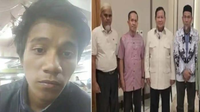 GURU DIPECAT -- (kiri) Faisal Tanjung / (kanan) Guru Luwu Utara saat bertemu Prabowo Subianto di Bandara Halim, Kamis (13/11/2025). Keduanya batal dipecat setelah bertemu Prabowo Subianto.