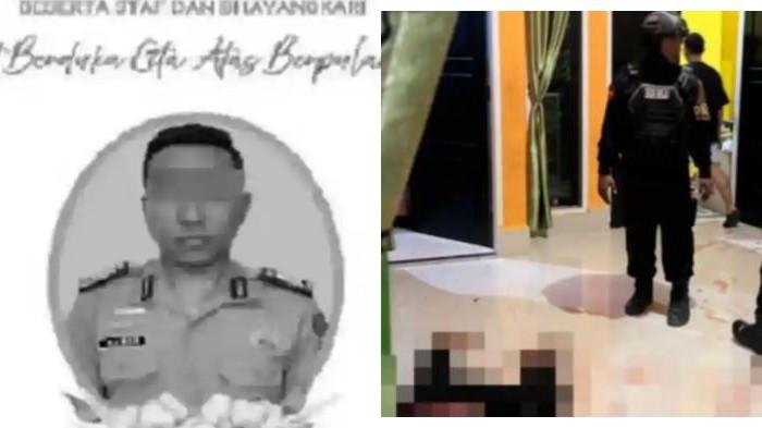 POLISI TEWAS DITIKAM - Resmob Polda Sulawesi Tenggara (Sultra) di lokasi anggota polisi berpangkat Brigadir Polisi Kepala (Bripka) inisial LAS (37) ditemukan meninggal dunia usai ditikam oleh suami tantenya sendiri di Kota Kendari Provinsi Sulawesi Tenggara (Sultra). LAS ditemukan tak bernyawa dengan luka tusuk dan sabetan hingga berlumuran darah di rumah tantenya, juga rumah pelaku inisial J, di Jalan Budi Utomo Lorong Merak Kelurahan Mataiwoi Kecamatan Wua-Wua, Kota Kendari pada Sabtu (15/11/2025) dini hari sekira pukul 01.30 WITA. 