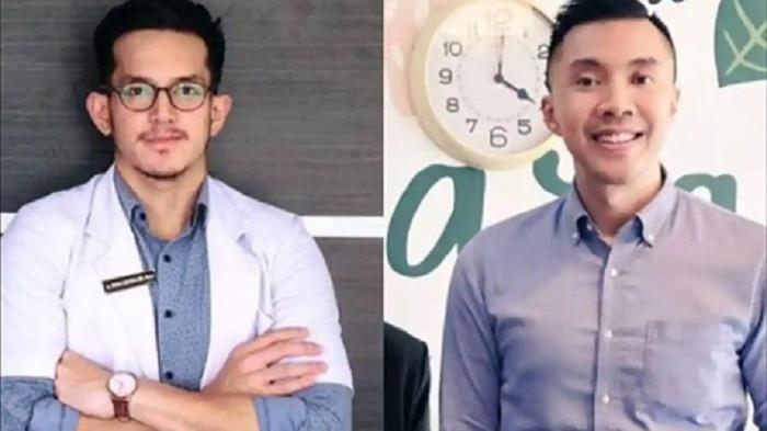 (kiri) dr Irwin Lamtota / (kanan) dr Gia Pratama