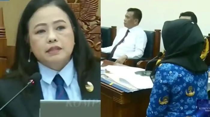 SEDANG DISOROT - Nama Rospita Vici Paulyn jadi sorota setelah menjadi Ketua Sidang Sengketa Komisi Informasi Pusat (KIP) terkait sengketa ijazah Presiden ke-7 Joko Widodo. Pada sidang itu, Rospita mencecar pihak Universitas Gadjah Mada (UGM) dan menyebut kampus di Yogyakarta itu tak memiliki standar surat menyurat secara resmi yang jelas.