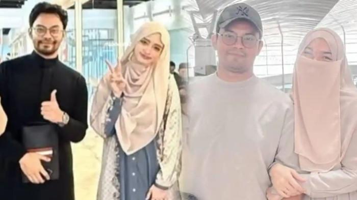 INARA RUSLI -- (kiri) Potret Inara Rusli dan Insanul Fahmi atau Insan | (kanan) Influencer Wardatina Mawa dan suaminya Insanul Fahm