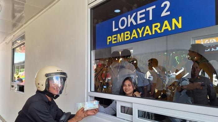 Uji Coba Pelayanan, Bakuda Babel Catat 416 Kendaraan Bayar Pajak di Samsat Drive Thru