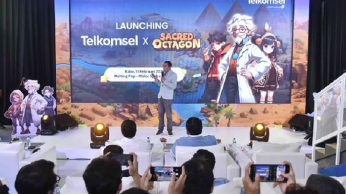 Paket Bundling Telkomsel x INA AI Sacred Octagon_2A-2C : GM Value Added Service & Music Telkomsel, Riset Wijoyo, menyampaikan melalui Paket Bundling Telkomsel x Sacred Octagon di MyTelkomsel, anak bisa langsung belajar sambil bermain dan  memudahkan orang tua mendampingi belajar di rumah, dengan harga terjangkau dan konektivitas yang andal.