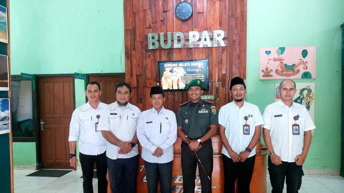 Dandim 0431/BB dan Kadis Disbudpar Diskusi untuk Perkembangan Pariwisata Bangka Barat
