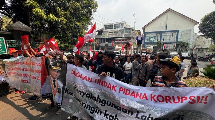 Puluhan Mahasiswa Datangi Kejagung, Tuntut Mantan Gubernur Babel Dijadikan Tersangka