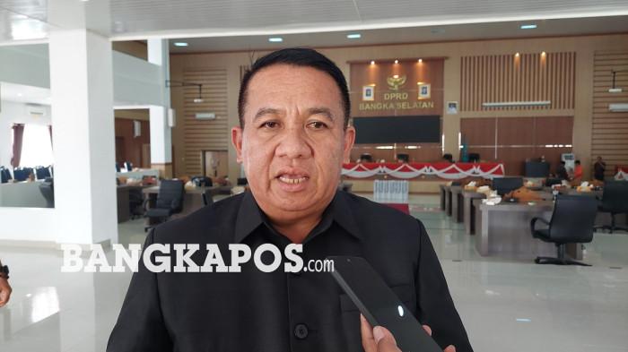Ketua DPRD Kabupaten Bangka Selatan, Erwin Asmadi.