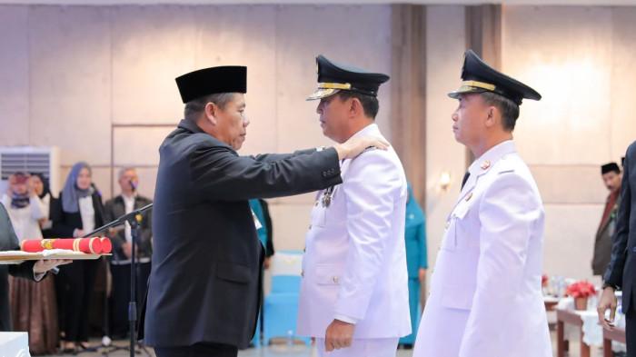 Resmi Dilantik Jadi Bupati Bangka, Gubernur Hidayat Minta Fery Insani Komitmen Bersinergi