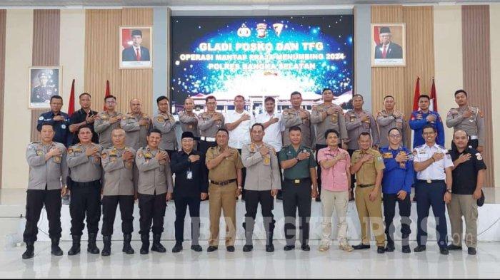 Polres Bangka Selatan Susun Skenario Pengamanan Pilkada 2024 Lewat TFG