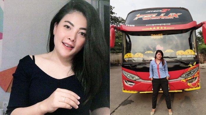 Sosok Liena Ozora Sopir Bus Agra Mas, Dulu Kerja di Dunia Malam, Lihat Pose Janda Anak 3 Ini