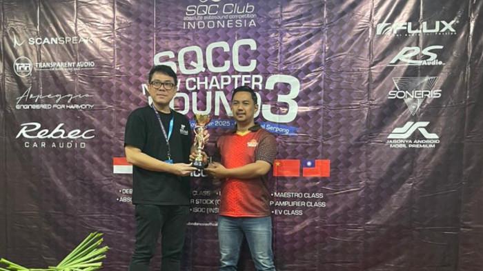 MAXSOUND Bangka saat meraih prestasi di Sound Quality Club (SQC) Chapter 3