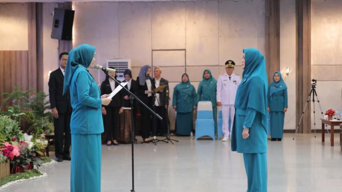 Noni Hidayat Bersyukur Usai Lantik Dini Feri Insani, Ketua PKK di Bangka Belitung sudah Lengkap