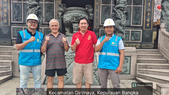 PLN UIW Babel melakukan pengecekan langsung ke Klenteng Kwan Tie Miau Pangkalpinang dalam rangka memastikan kesiapan pasokan listrik selama perayaan Tahun Baru Imlek 2026