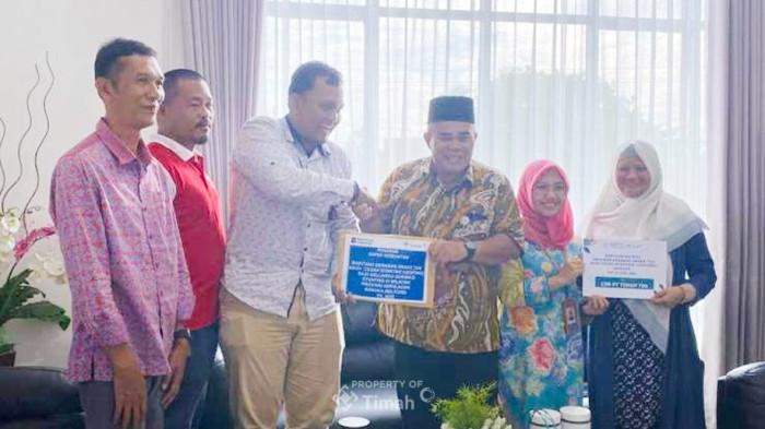 Dukung Pengentasan Stunting di Babel, PT Timah Salurkan Bantuan Makanan Sehat Lewat BKKBN