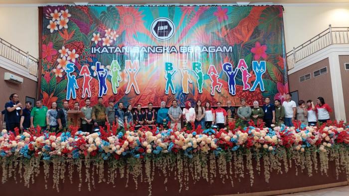 Ikatan Bangka Beragam (IBB) saat perayaan HUT ke 4 di Gedung Setia Bhakti Pangkalpinang, Selasa (24/3/2026).