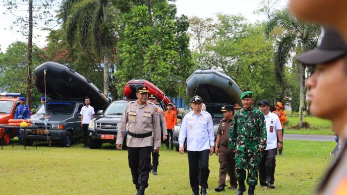 Kapolres Bangka Tengah Pimpin Apel Kesiapsiagaan Tanggap Bencana Ajak Semua Pihak Perkuat Kolaborasi