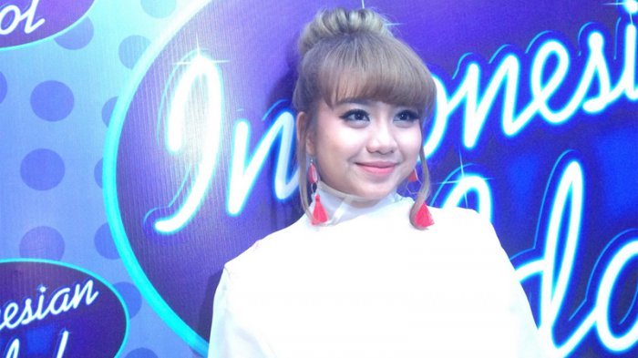 Ghea Indrawari ditemui usai Babak Spektakuler Show Top 5, di MNC Tower, Selasa (20/3/2018) dini hari.