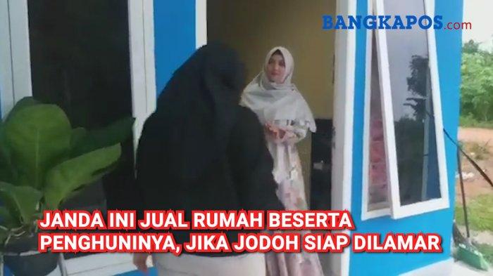 Metha saat didatangi jurnalis BangkaPos
