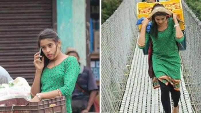 Gadis Penjual Sayur Ini Ditawari Jadi Model Tenar, Begini Ceritanya