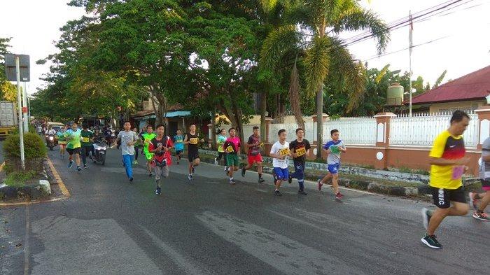 Jalan Jenderal Sudirman Bisa Dilewati Kendaraan Saat Jalan Santai HUT Sungailiat dan HUT Bangka Pos