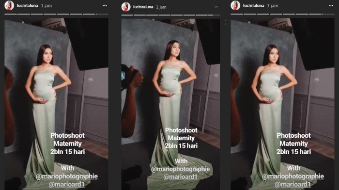 Jalani Pemotretan Kehamilan, Perut Lucinta Luna yang Katanya Hamil 2 Bulan Jadi Sorotan
