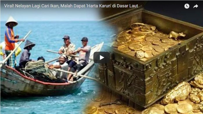 Nelayan Lagi Cari Ikan, Malah Dapat 'Harta Karun' di Dasar Laut Ini, Jadi Viral