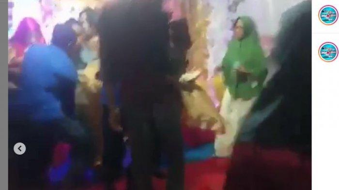 Setelah Salaman dengan Mantan di Pelaminan, Pengantin Wanita Mendadak Tak Sadarkan Diri