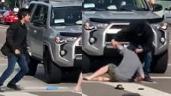 Lagi Viral Dua Pria Berkelahi Disebut Mahasiswa Indonesia dan Amerika, Netizen Tertawa