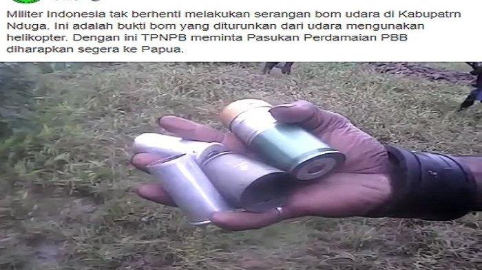 Tuduh TNI-Polri Pakai Bom Udara, KKB Egianus Kogeya Merengek Minta PBB Kirim Pasukan ke Papua