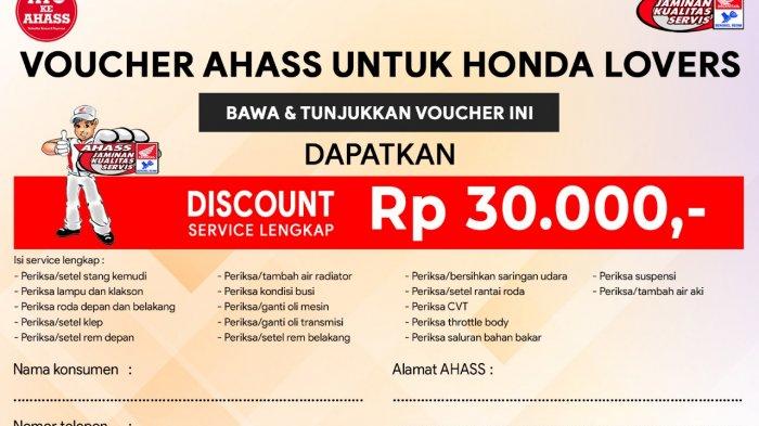Servis di AHASS Nusantara Sakti Sungailiat Raih Undian Motor Honda Beat
