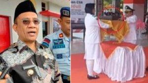 Viral PJ Bupati Maluku Tengah Beri Bendera Beserta Petinya ke Pembawa Baki saat Upacara 17 Agustus