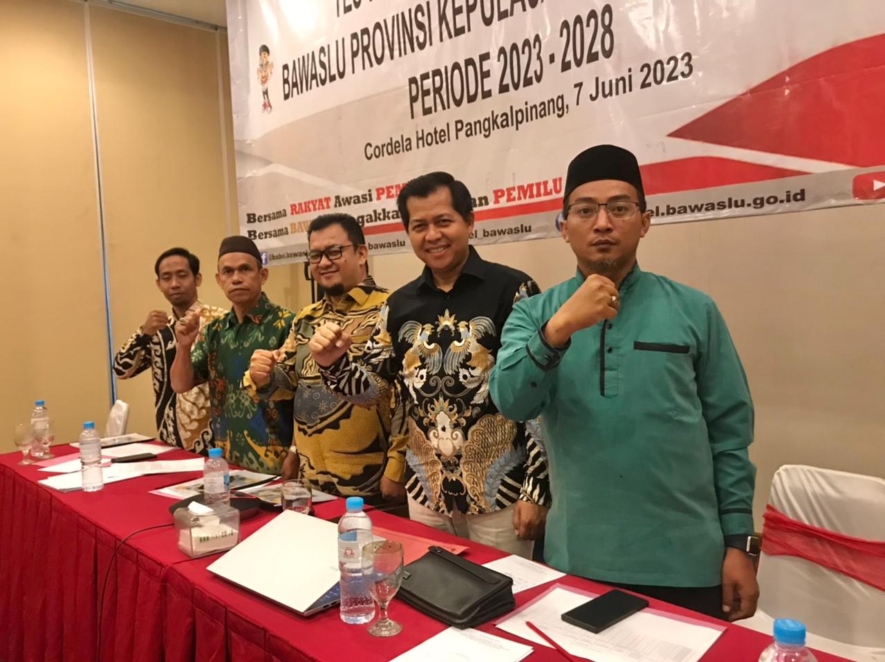 Timsel Umumkan Empat Nama Calon Komisioner Bawaslu Bangka Belitung 2023-2028