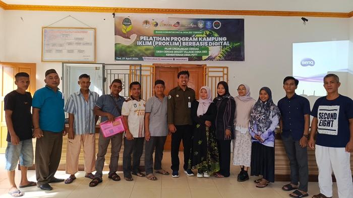 Smart Village Desa Zed Gelar Pelatihan Program Kampung Iklim Berbasis Digital