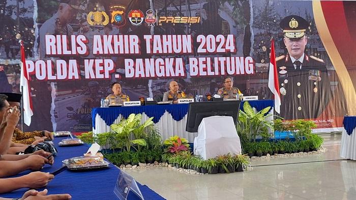 Polda Babel Ungkap 122 Kasus Narkoba Sepanjang 2024, Amankan Ratusan Tersangka dan Barang Bukti
