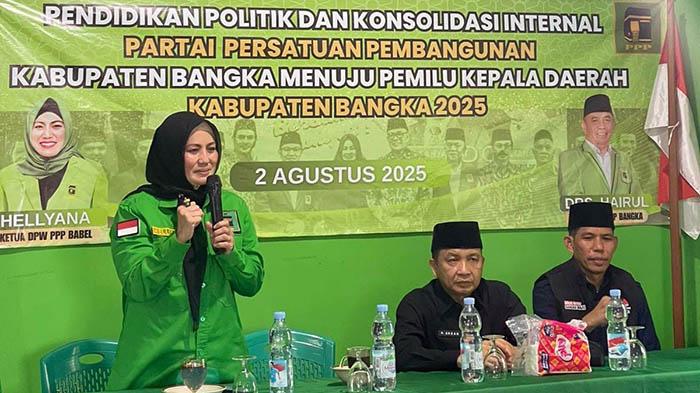 Hellyana Komando: Keluarga PPP Wajib Menangkan ARUS di Pilkada Bangka