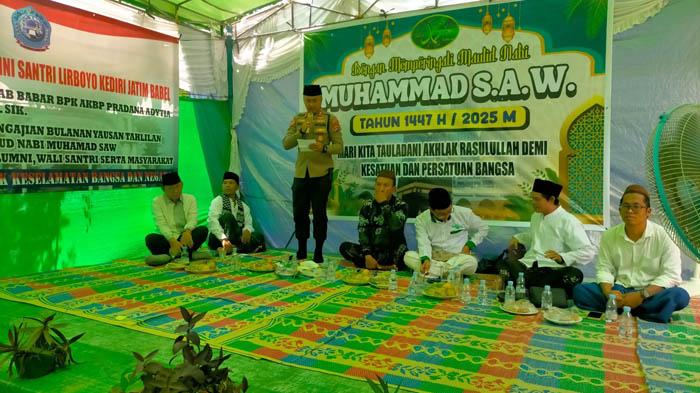 Alumni Lirboyo Gelar Maulid di Babel, Kapolres: Momentum Jaga Ukhuwah